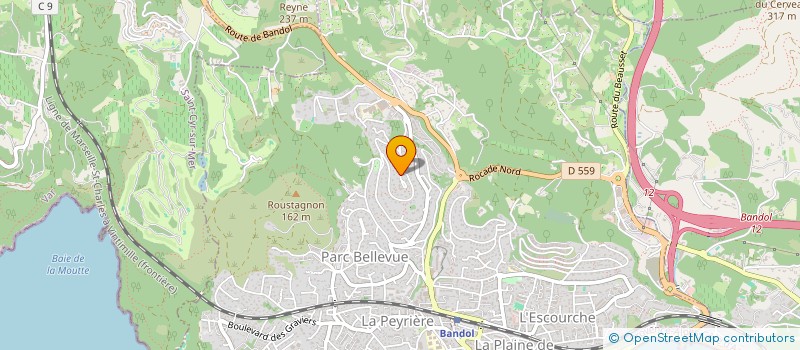 localisation de l'entreprise LAENNEC 83  BANDOL