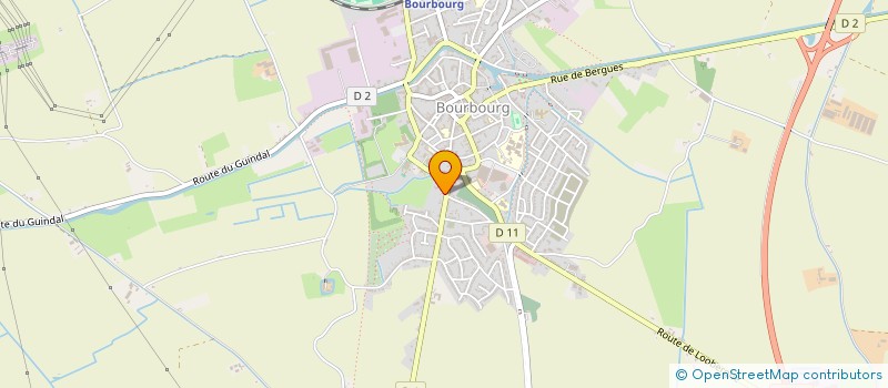 localisation de l'entreprise LAENNEC  BOURBOURG