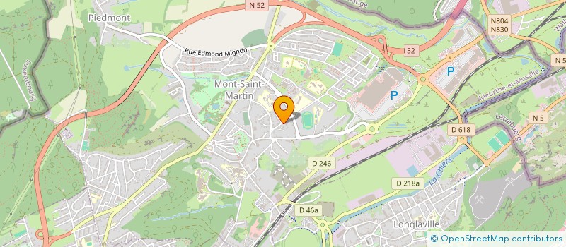 localisation de l'entreprise LAEP ILE AUX TRESORS  MONT-SAINT-MARTIN