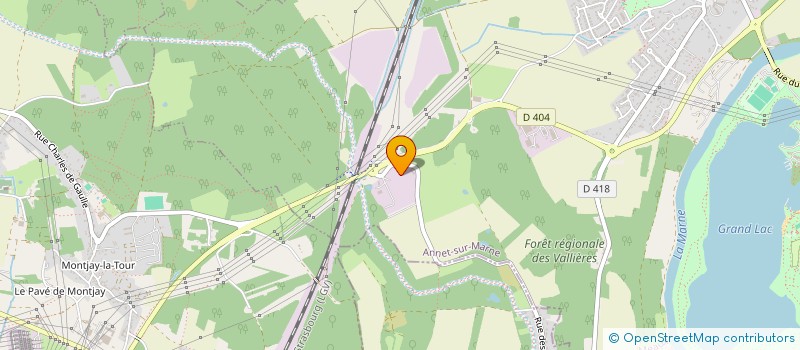 localisation de l'entreprise LAERI T.P à ANNET-SUR-MARNE