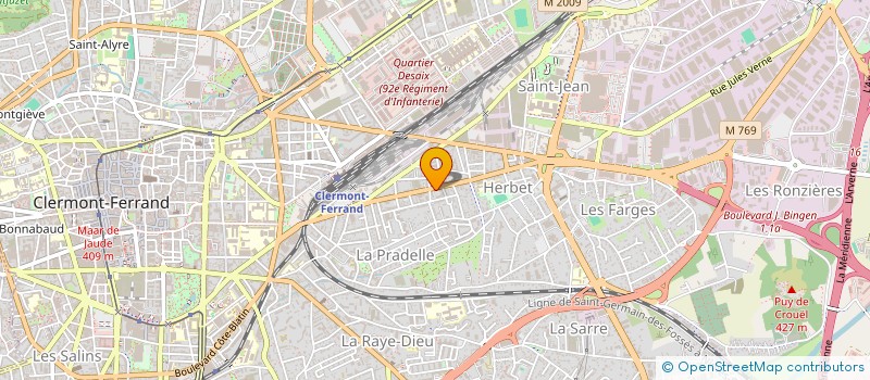 localisation de l'entreprise LAEROGINO MBOG  CLERMONT-FERRAND