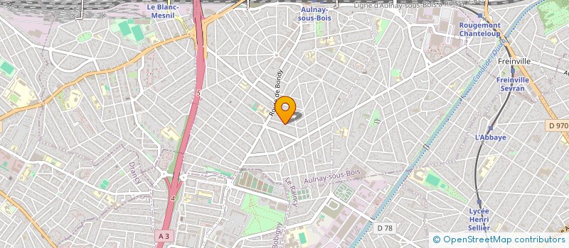 localisation de l'entreprise LAES à AULNAY-SOUS-BOIS