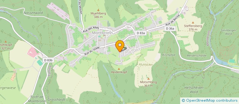 localisation de l'entreprise LAES  MONTBRONN