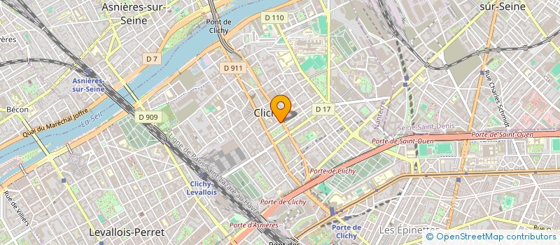 localisation de l'entreprise LAET CORP à CLICHY