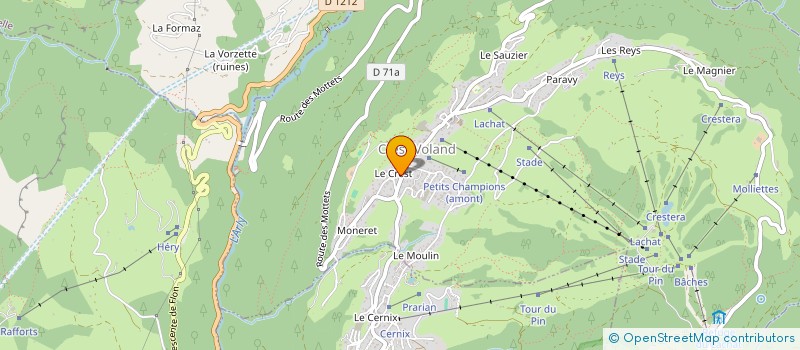 localisation de l'entreprise LAET'IMMO  CREST-VOLAND