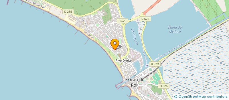 localisation de l'entreprise LAETCO  LE GRAU-DU-ROI