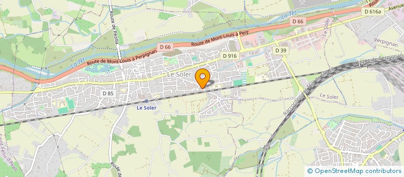 localisation de l'entreprise LAETI  LE SOLER