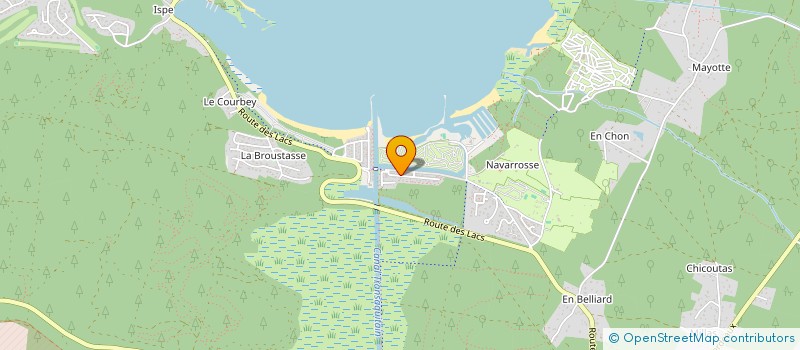 localisation de l'entreprise LAETI AND CO  BISCARROSSE