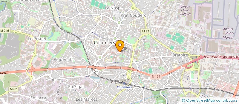 localisation de l'entreprise LAETI IMMOBILIER à COLOMIERS