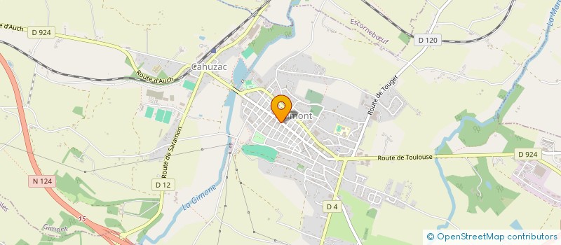 localisation de l'entreprise LAETI PIZZA à GIMONT