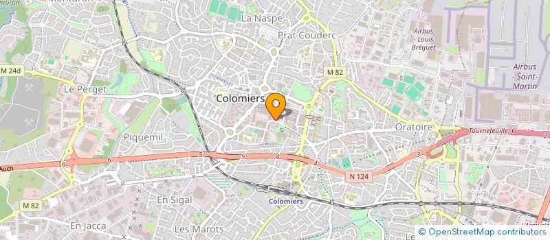 localisation de l'entreprise LAETI SERVICES à COLOMIERS