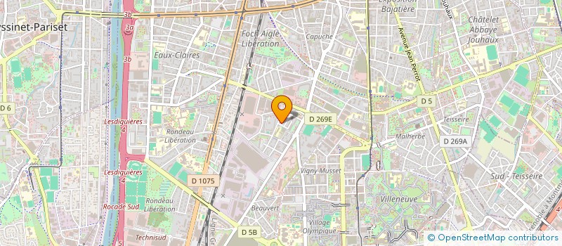 localisation de l'entreprise LAETICIA à GRENOBLE