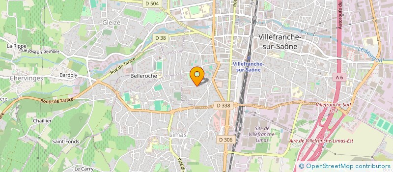 localisation de l'entreprise LAETIS'COM à VILLEFRANCHE-SUR-SAONE