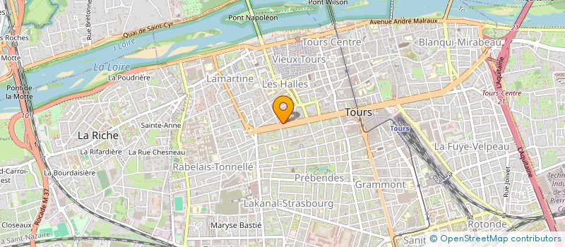 localisation de l'entreprise LAETITIA  TOURS