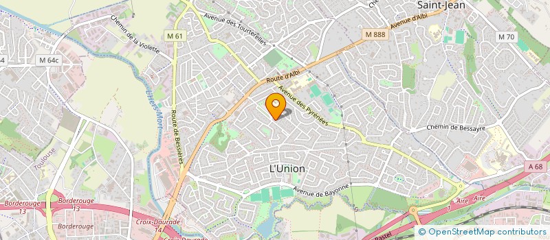 localisation de l'entreprise LAETITIA à L'UNION