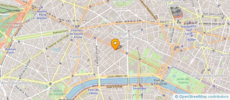 localisation de l'entreprise LAETITIA à PARIS