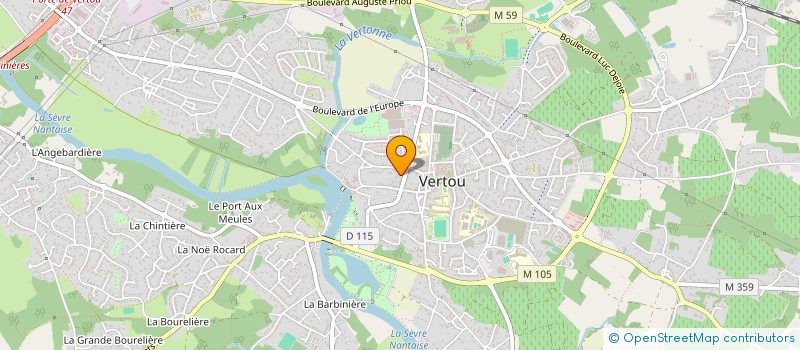 localisation de l'entreprise LAETITIA ALET FIGUREAU à VERTOU