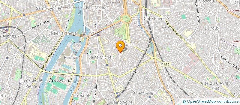 localisation de l'entreprise LAETITIA BEAUTE à TOULOUSE
