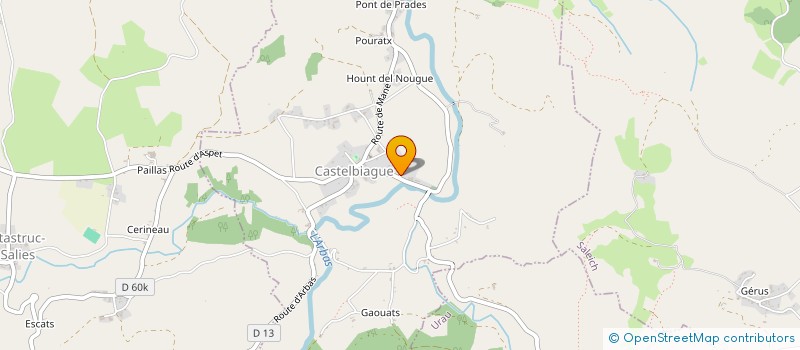 localisation de l'entreprise LAETITIA DIEZ  CASTELBIAGUE