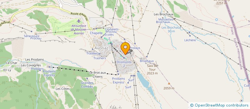 localisation de l'entreprise LAETITIA DOMMANGET  MORZINE