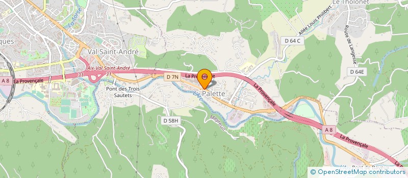 localisation de l'entreprise LAETITIA GALLUCCI  LE THOLONET