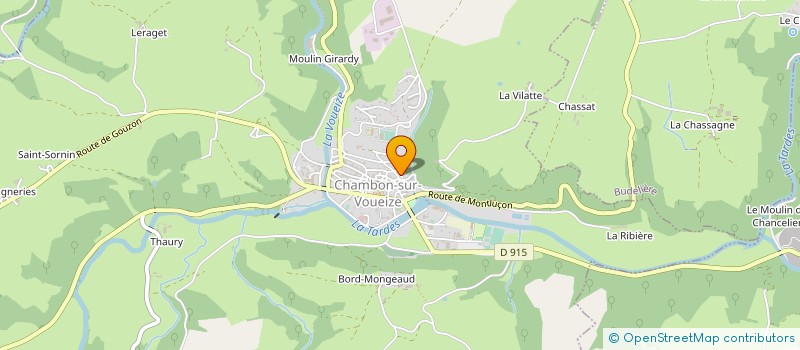 localisation de l'entreprise LAETITIA I.T à CHAMBON-SUR-VOUEIZE