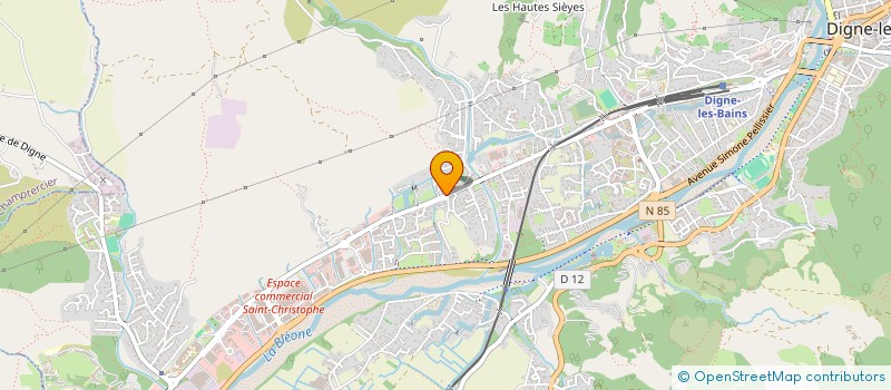 localisation de l'entreprise LAETITIA MARCAND à DIGNE-LES-BAINS