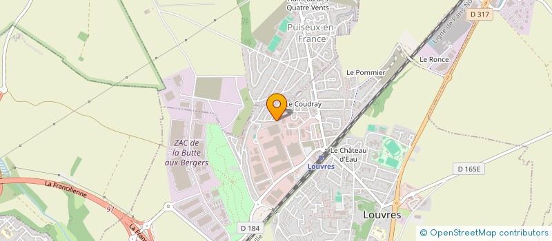 localisation de l'entreprise LAETITIA MILLOT SECRETAIRE FREELANCE  LOUVRES