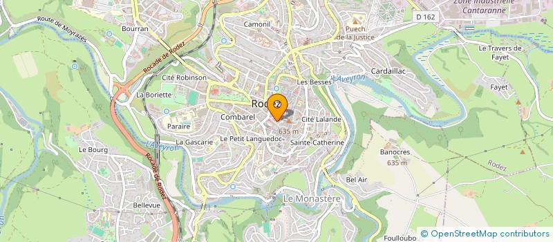 localisation de l'entreprise LAETITIA VIGROUX  RODEZ