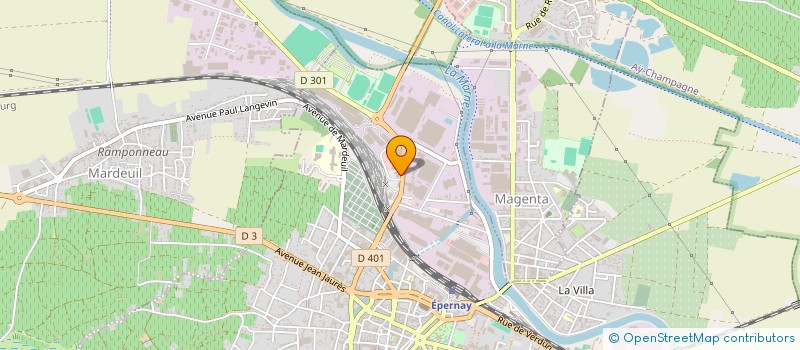 localisation de l'entreprise LAETITOM à EPERNAY