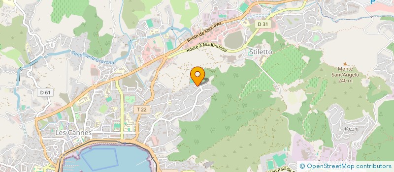 localisation de l'entreprise LAETIZIA SCP à AJACCIO