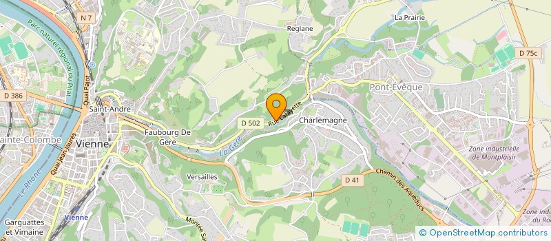 localisation de l'entreprise LAETUS LEO TECHNOLOGIES à VIENNE