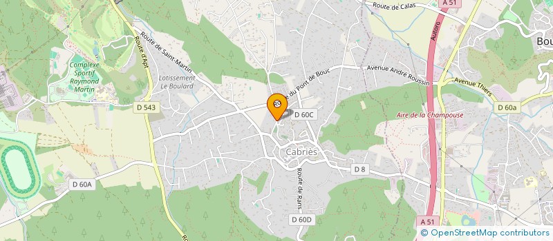 localisation de l'entreprise LAETYM  CABRIES