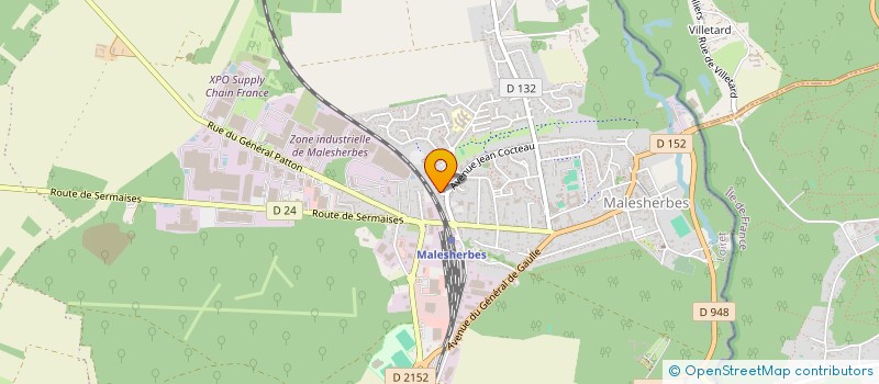 localisation de l'entreprise LAF à LE MALESHERBOIS