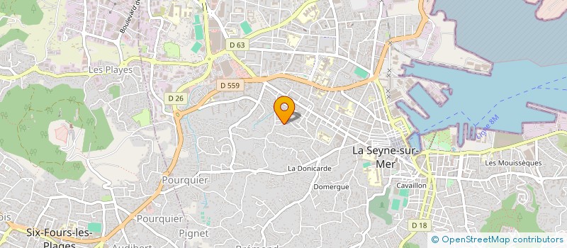 localisation de l'entreprise LAF à LA SEYNE-SUR-MER