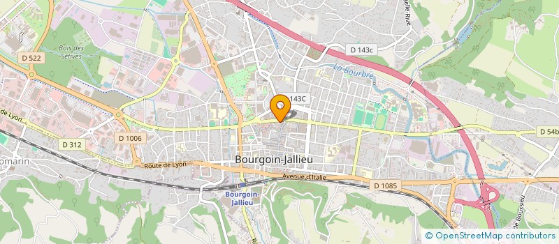localisation de l'entreprise LAF CORP  BOURGOIN-JALLIEU