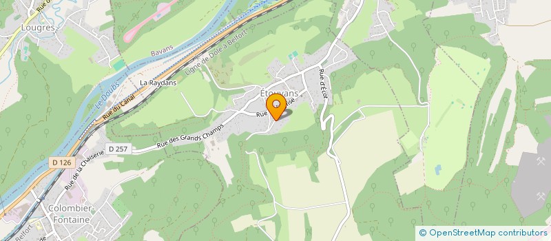 localisation de l'entreprise LAF IMMOBILIER  ETOUVANS