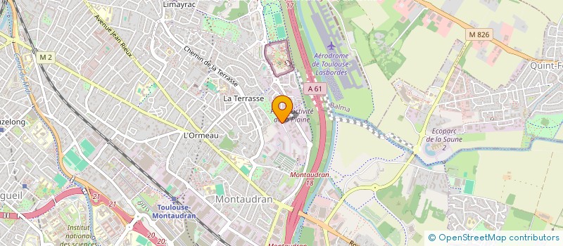 localisation de l'entreprise LAF SANTE à TOULOUSE