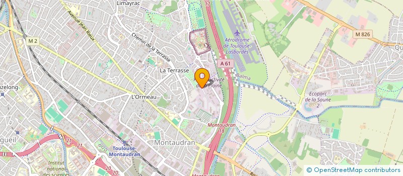 localisation de l'entreprise LAF SERVICES à TOULOUSE