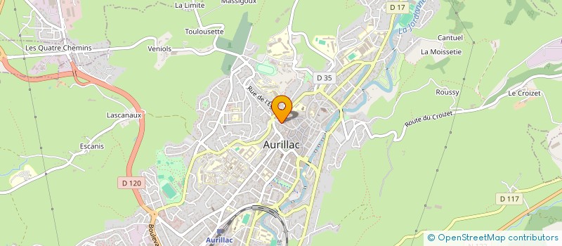 localisation de l'entreprise LAFA MOBILIER à AURILLAC