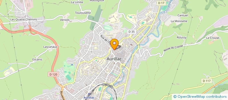 localisation de l'entreprise LAFA SALARIES à AURILLAC