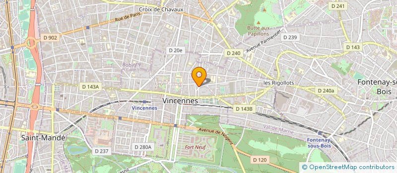 localisation de l'entreprise LAFABSH à VINCENNES