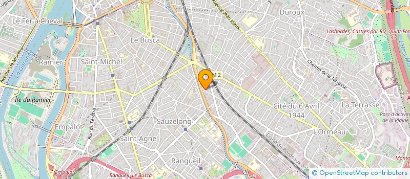 localisation de l'entreprise LAFAC à TOULOUSE