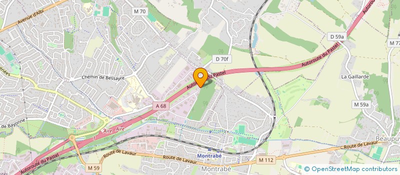 localisation de l'entreprise LAFACEB  TOULOUSE