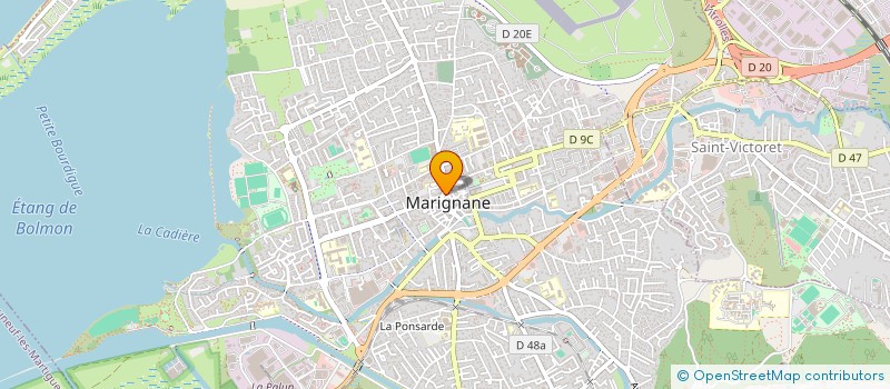 localisation de l'entreprise LAFAFA à MARIGNANE