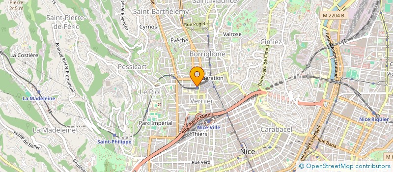 localisation de l'entreprise LAFAGE PROMENADE  NICE