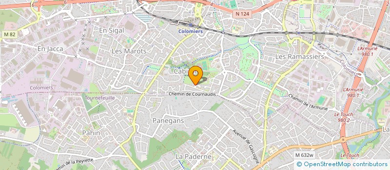 localisation de l'entreprise LAFAGE SERVICES RENO à COLOMIERS