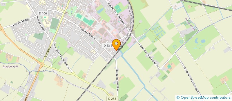 localisation de l'entreprise LAFALYS à HAZEBROUCK