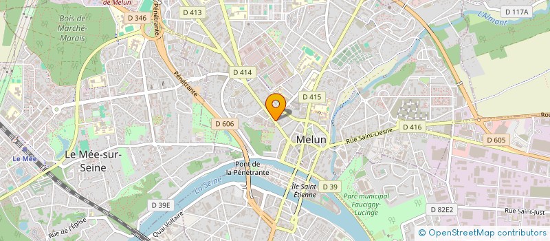 localisation de l'entreprise LAFAM à MELUN