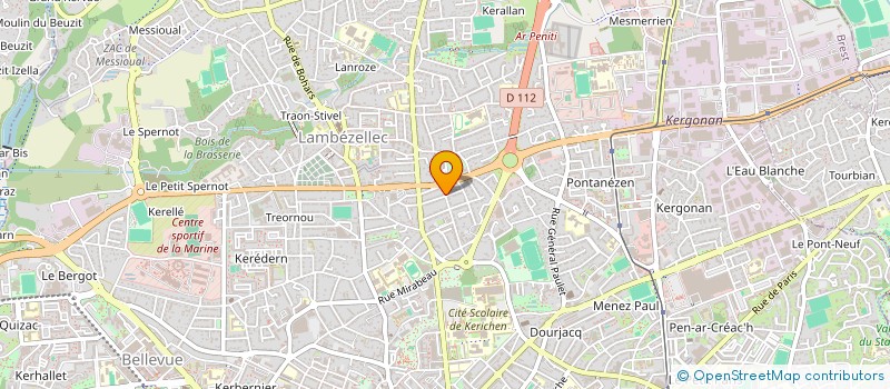 localisation de l'entreprise LAFAMI.R  BREST